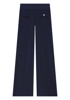 Courrèges interlock track pants - Blue