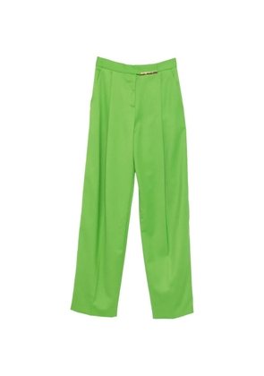 Elisabetta Franchi pleated-front tailored trousers - Green