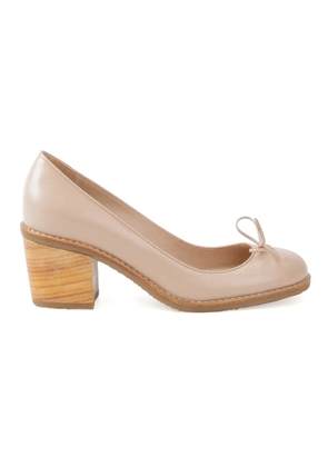 Sarah Chofakian Sandy leather pumps - Neutrals