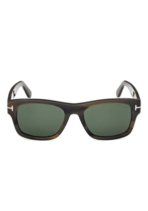 TOM FORD Eyewear rectangle-frame sunglasses - Brown