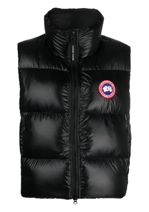 Canada Goose Cypress logo-patch puffer vest - Black