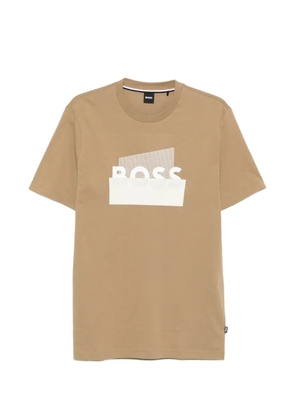 BOSS logo T-shirt - Neutrals