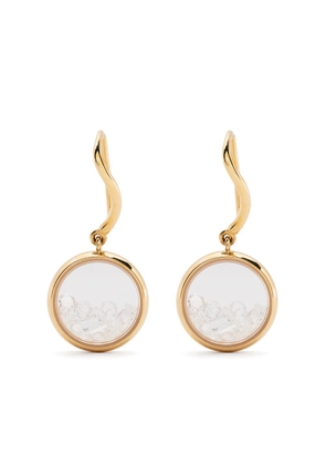 Aurelie Bidermann 18kt yellow gold diamond Chivor drop earrings