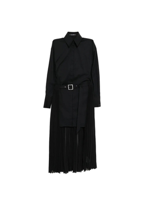 Karl Lagerfeld pleated shirt dress - Black