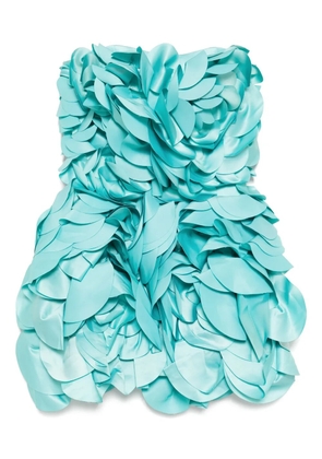 Saiid Kobeisy floral mini dress - Blue