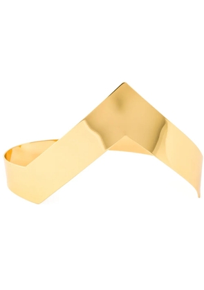 Vibe Harsløf chevron cuff - Metallic