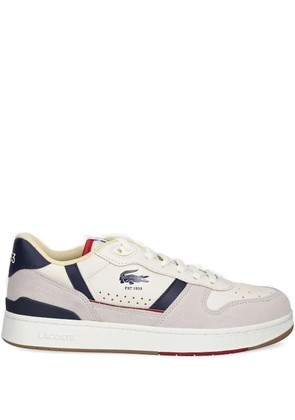 Lacoste leather logo-detail sneakers - White