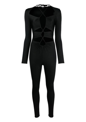 Noire Swimwear cut-out detailing jumpsuit - Black