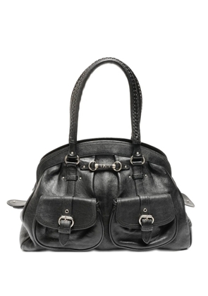 Christian Dior Pre-Owned 2000s leather tote bag - Black