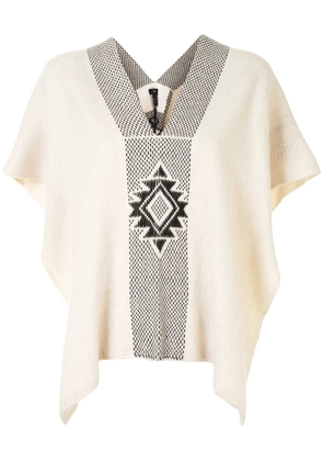 VOZ Manta Estrella knitted top - White