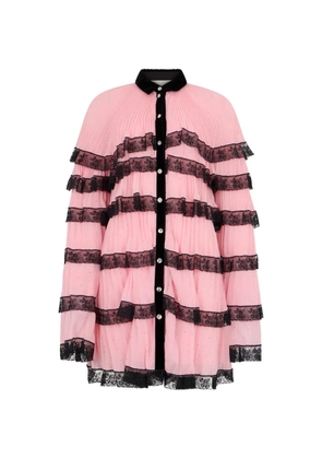 Philosophy Di Lorenzo Serafini frilled mini dress - Pink