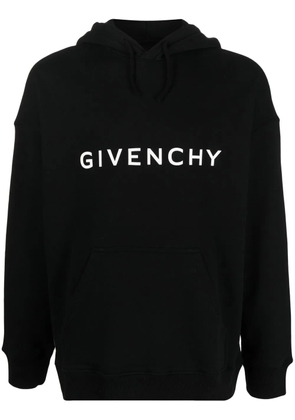Givenchy logo-print drawstring hoodie - Black