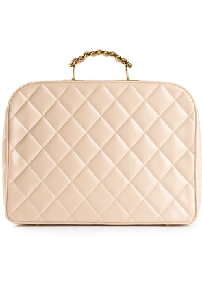 CHANEL Pre-Owned quilted case - Neutrals