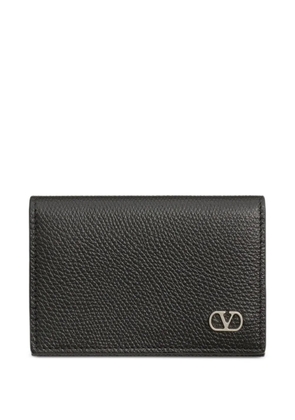 Valentino Garavani grained leather wallet - Black