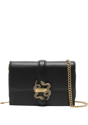 Just Cavalli small snake-buckle cross-body bag - Black