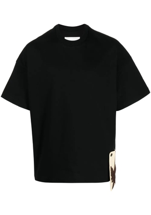 Jil Sander patch-detail cotton T-shirt - Black