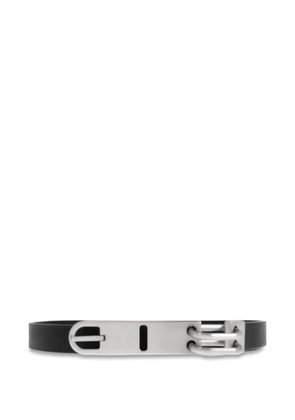 Rick Owens leather buckle belt - Black