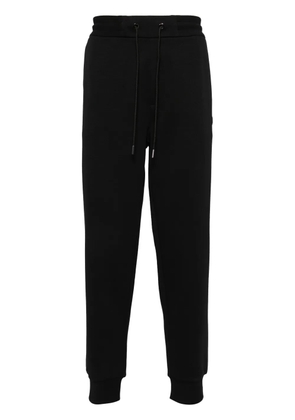 BOSS logo-appliqué track pants - Black