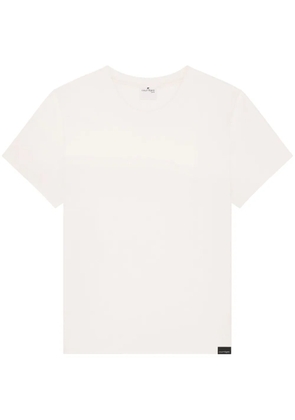 Courrèges logo-appliqué cotton T-shirt - White