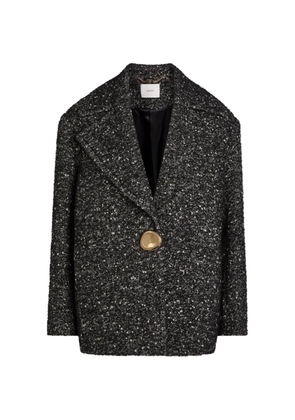 JOSEPH Agar Donegal button coat - Black