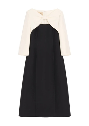 Valentino Garavani crepe couture midi dress - Black