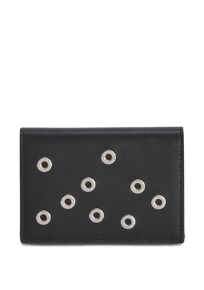 Jil Sander eyelet-embellished wallet - Black