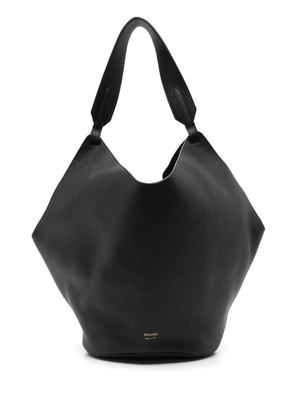 KHAITE medium Lotus leather tote bag - Black