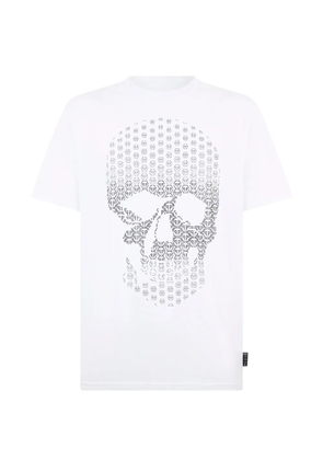 Philipp Plein round-neck skull-detail T-shirt - White