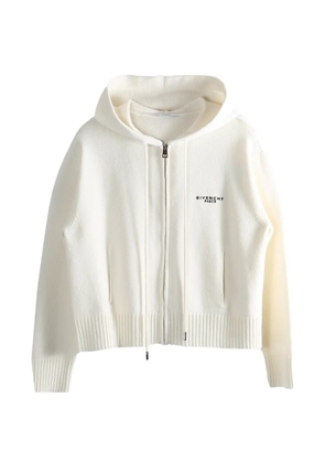 Givenchy hooded full-zip cardigan - Neutrals