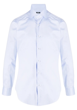 Barba poplin shirt - Blue