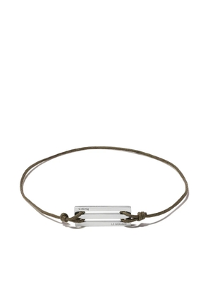 Le Gramme cord bracelet 25/10g - Silver