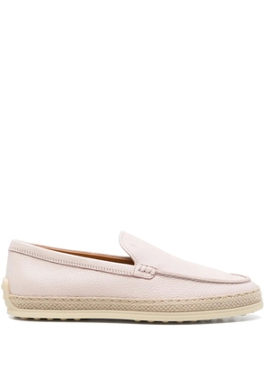 Tod's leather loafers - Pink