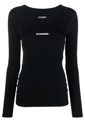 Jil Sander logo-print jersey T-shirt - Black