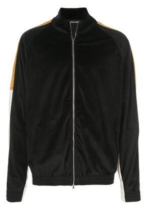 God's Masterful Children velvet retro bomber jacket - Black