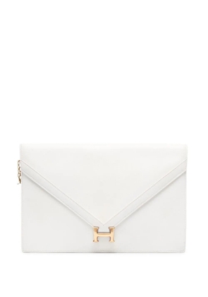 Hermès Pre-Owned 1975 H clutch bag - White