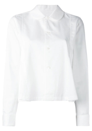 Comme Des Garçons Comme Des Garçons round collar shirt - White