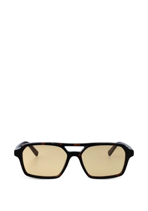 MM6 Maison Margiela Lunettes 7 browline sunglasses - Brown