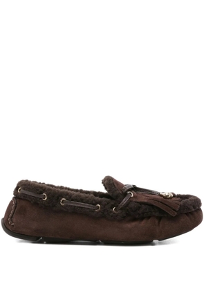 Jimmy Choo Manon suede loafers - Brown