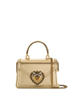 Dolce & Gabbana small Devotion tote bag - Gold