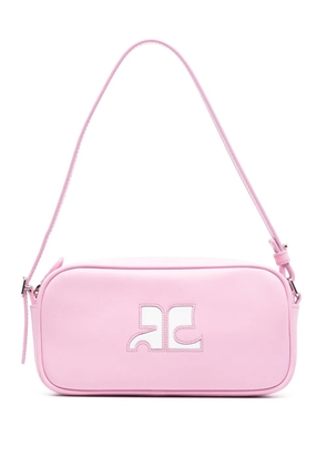 Courrèges Reedition leather shoulder bag - Pink