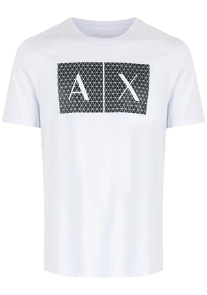 Armani Exchange logo-print short-sleeve T-shirt - White