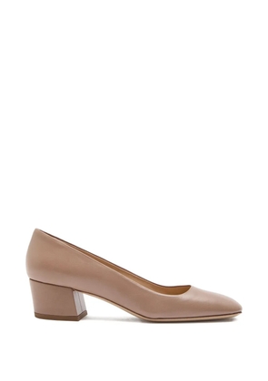 Gabriela Hearst Agathe block-heel pumps - Neutrals