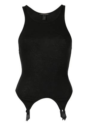 Kiki de Montparnasse ribbed garter tank top - Black