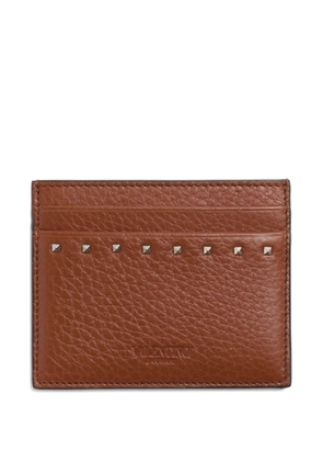 Valentino Garavani Rockstud card holder - Brown
