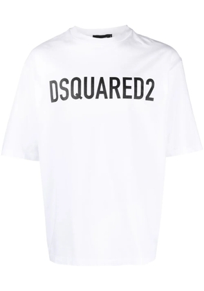 DSQUARED2 logo-print cotton T-shirt - White