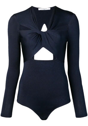 Givenchy twist-front bodysuit - Blue
