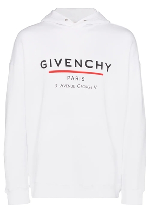 Givenchy logo-print hoodie - White