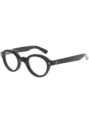 Lesca Round framed glasses - Black