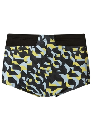 Amir Slama geometric-print trunks - Black