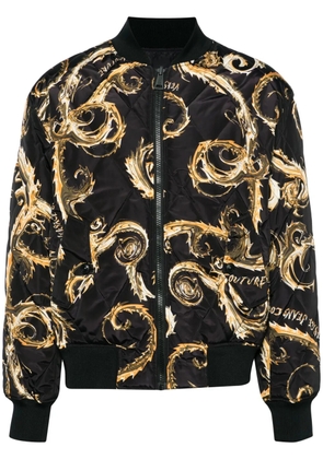 Versace Jeans Couture reversible padded bomber jacket - Black